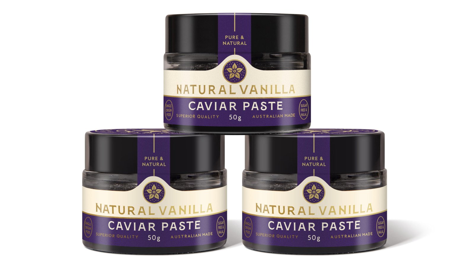 Natural Vanilla - Vanilla Seeds Caviar Paste Jar